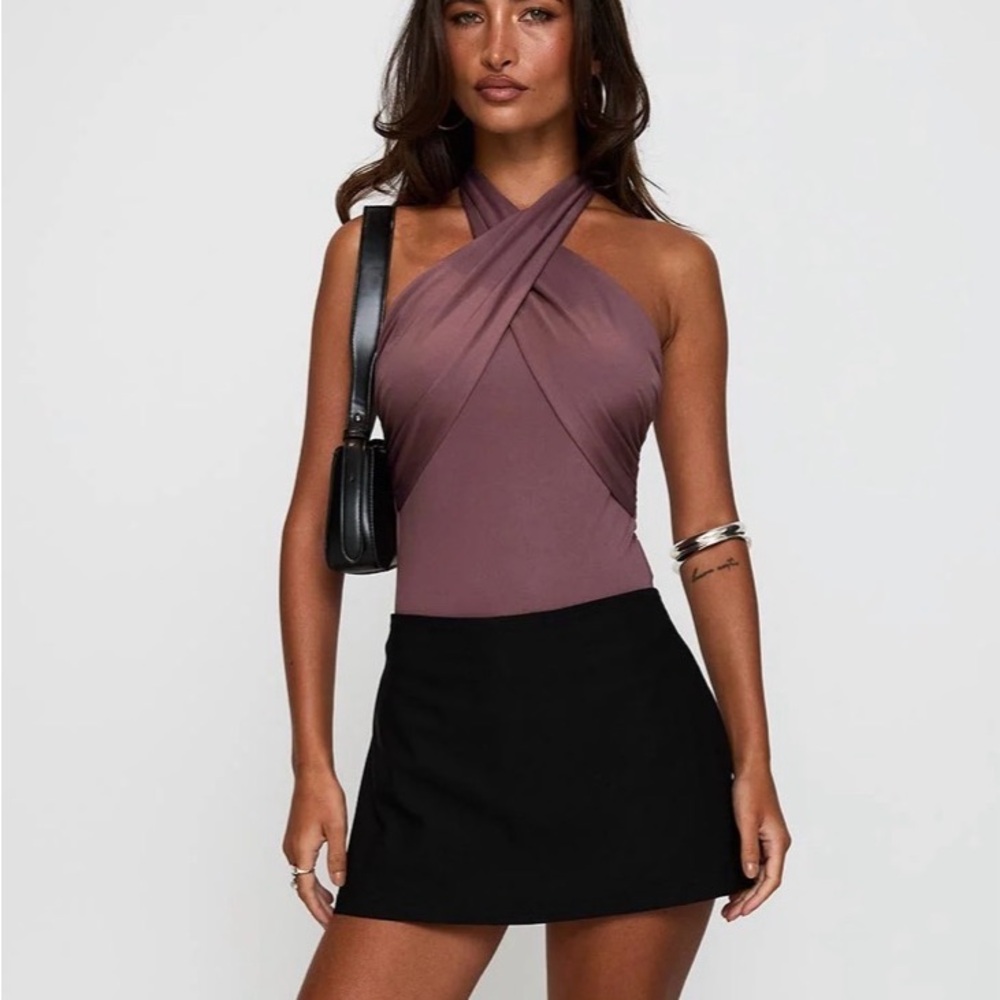 Princess Polly purple bodysuit